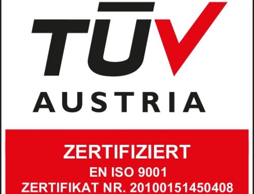 Renewal of our ISO certificate. TUV to 2024
